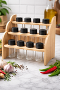 حامل توابل خشبي